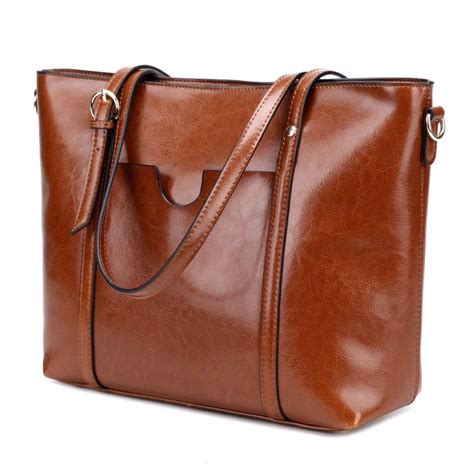 women's fake leather tote bag|designer women's leather tote bag.